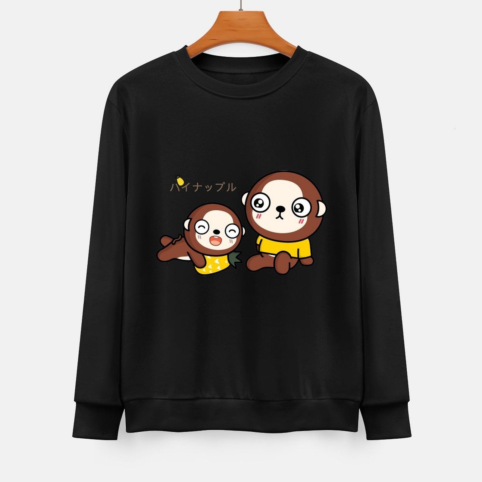 Front Patterned Long Sleeve TopPureStyle Original